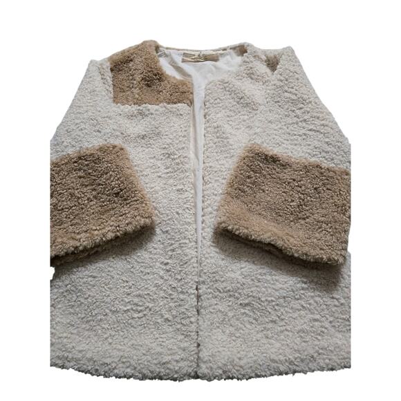 Womens Jen's Pirate Booty Faux Sherpa Coat Small CLEAN EUC - Picture 3 of 16